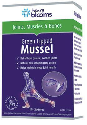 Henry Blooms Green Lipped Mussel 500mg