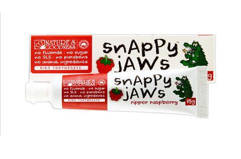 Nature's Goodness Snappy Jaws Toothpaste Ripper Raspberry