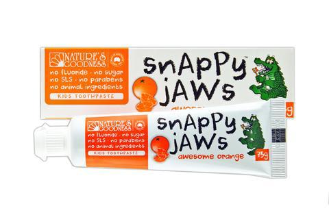 Nature's Goodness Snappy Jaws Toothpaste Orange