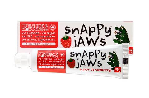 Nature's Goodness Snappy Jaws Toothpaste Strawberry