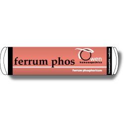 Owen Homeopathics Vials Ferrum Phos 6c