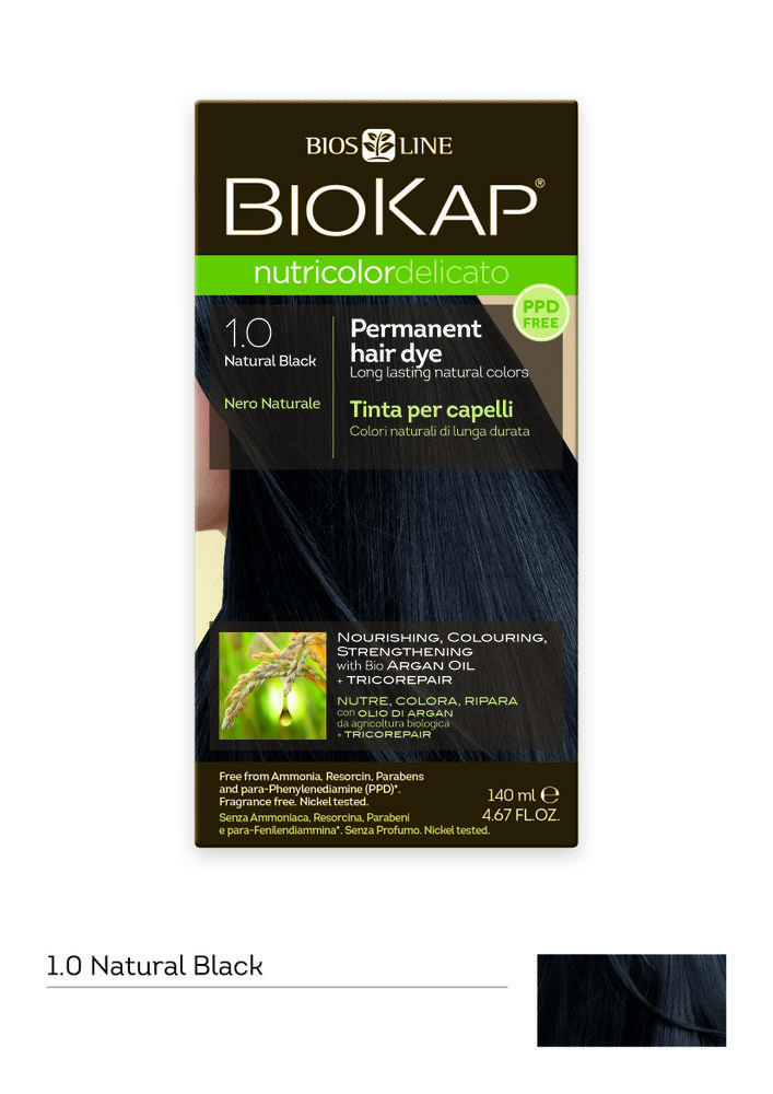 BioKap Nutricolor Delicato 1.0 Natural Black