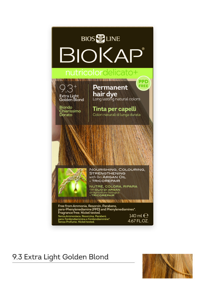 BioKap Nutricolor Delicato 9.3 Extra Light Golden Blond