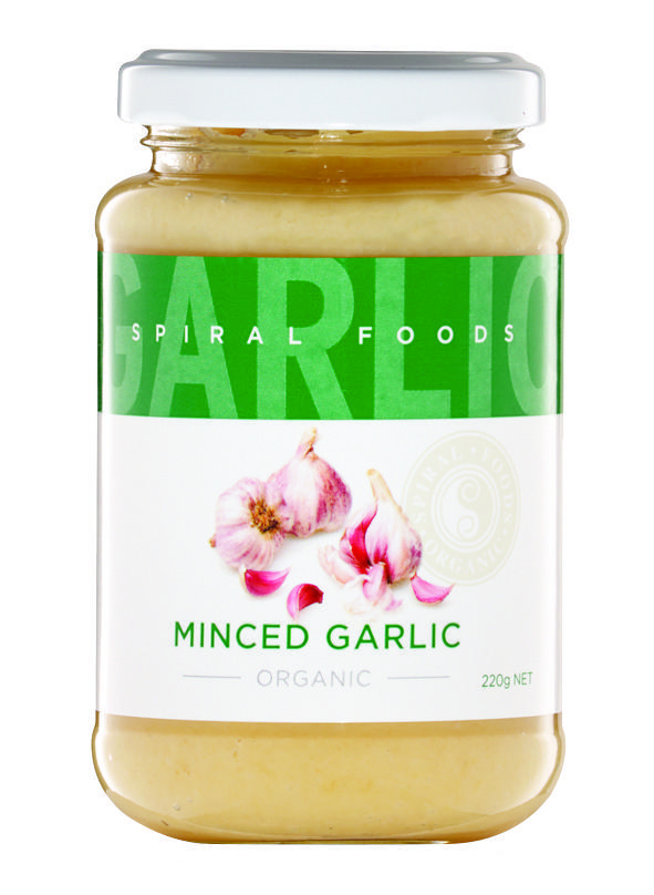Spiral Foods Minced Garlic Gluten Free