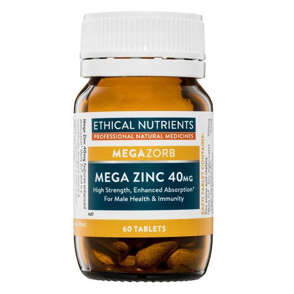 Ethical Nutrients MEGAZORB Mega Zinc 40mg