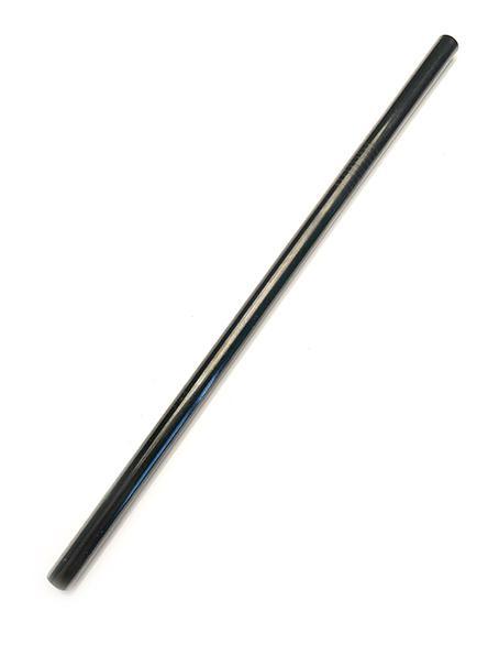 GE 12mm Steel Straw Straight Black