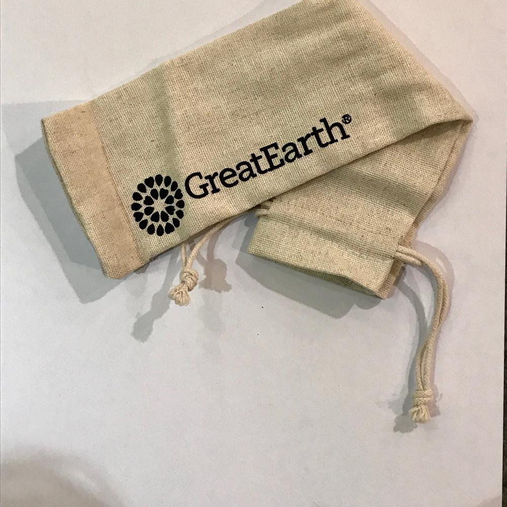 GE Cotton &amp; Linen Straw Pouch