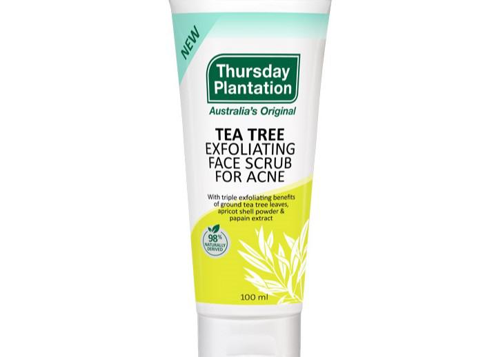 Thursday Plantation Tea Tree Exfoliating Face Scrub for Acne