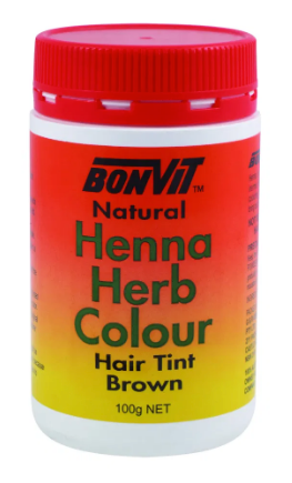 Bonvit Natural Hair Tint Henna Herb Colour (Henna &amp; Herb Blend) Brown