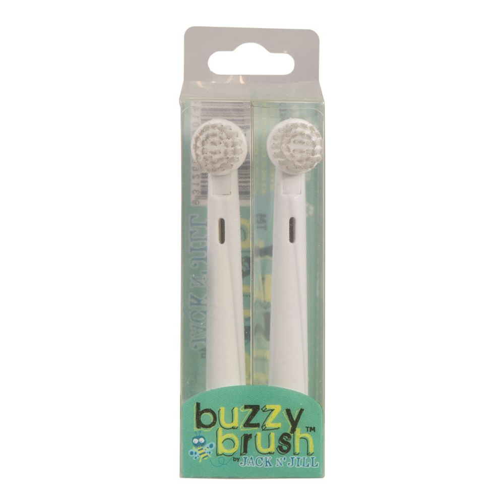 Jack n' Jill Buzzy Brush Replacement Heads for Electric Toothbrush