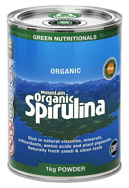 Green Nutritionals Mountain Organic Spirulina Powder