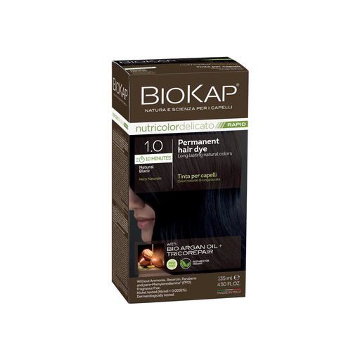 [25316902] BioKap Nutricolor Delicato Rapid 1.0 Black
