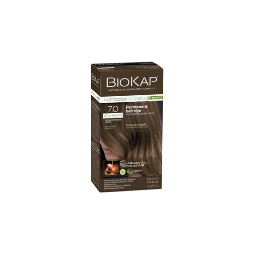 [25313727] BioKap Nutricolor Delicato Rapid 7.0 Natural Medium Blond