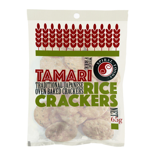 [25170290] Spiral Foods Tamari Crackers Gluten Free
