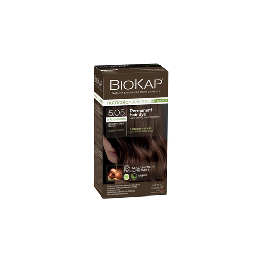 [25357257] BioKap Nutricolor Delicato Rapid 5.05 Chestnut Light Brown