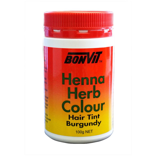 [25033472] Bonvit Natural Hair Tint Henna Herb Colour (Henna &amp; Herb Blend) Burgundy