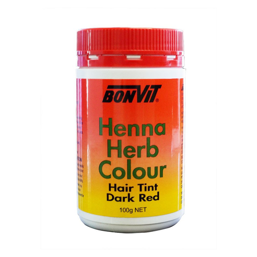 [25033502] Bonvit Natural Hair Tint Henna Herb Colour (Henna &amp; Herb Blend) Dark Red