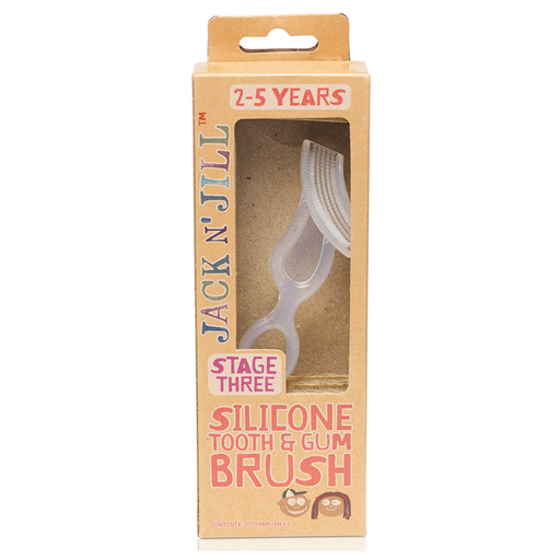 [25192865] Jack n' Jill Silicone Tooth &amp; Gum Brush Stage-3 (2-5 years)