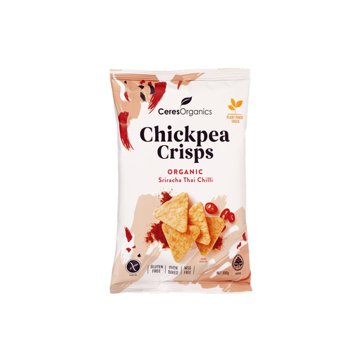 [25332216] Ceres Organics Chickpea Crisps Sriracha Thai Chilli