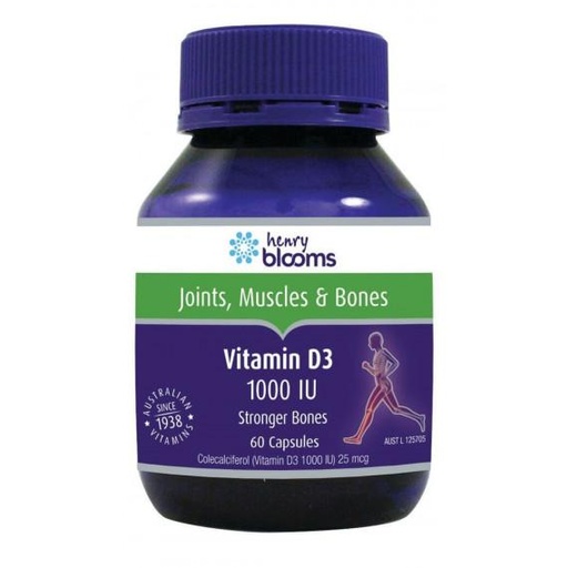 Henry Blooms Vitamin D3 1000Iu