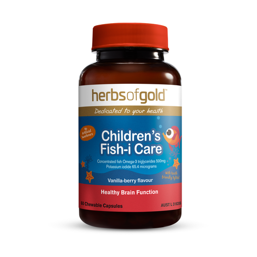 [25048674] Herbs of Gold Children's Fish-I Care Chewable