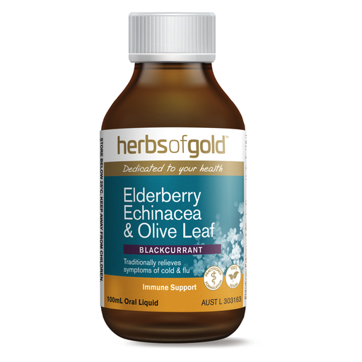 Herbs of Gold Elderberry Echinacea &amp; Olive Leaf