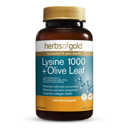 [25049237] Herbs of Gold Lysine 1000 + Olive Leaf