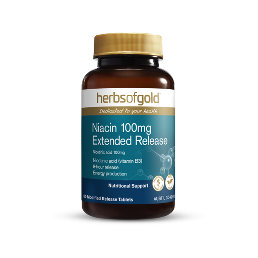 [25048315] Herbs of Gold Niacin 100mg Extended Release
