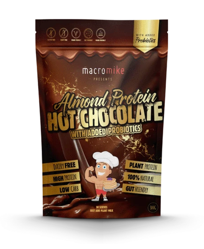 [25337181] Macro Mike Almond Protein Probiotic Hot Chocolate